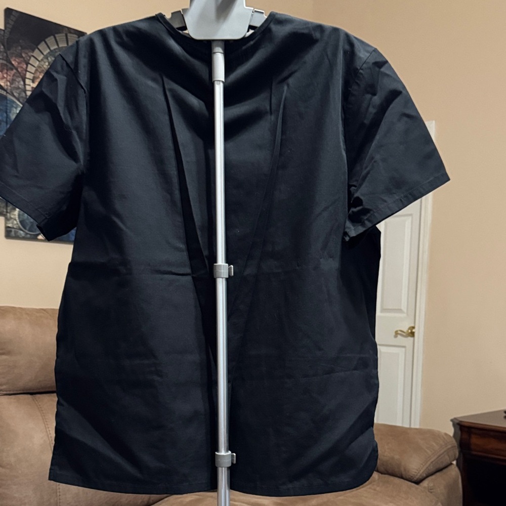 Allheart Basics Black Scrub Top - Picture 3 of 3